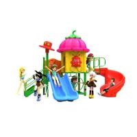ราคา เครื่องเล่นสนามชุดบ้านฟักทองสีชมพูแบรนด์ Playtist เครื่ (Y041630)