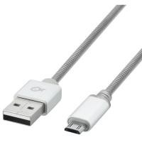 ราคา สายชาร์จ Micro USB (1 เมตร, สีเงิน) PSM-1MSR-18 (Y045964)
