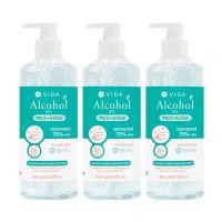 ราคา Vida Alcohol Gel 75% วีด้า ขนาดแกลลอน 500 มล 3 ขวด. (Y046453)
