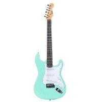 ราคา กีต้าร์ไฟฟ้า Gusta GST-01 SSS สีเขียว (Y074969)