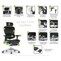 ราคา DF Prochair เก้าอี้เพื่อสุขภาพ รุ่น Ergo3 Plus Leather