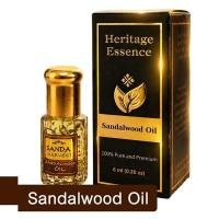 ราคา น้ำมันไม้หอมแก่นจันทร์ น้ำมันไม้จันทร์หอม หอมอโรม่า แท้ 100% SandalHarvest ขนาด 6 มล. (Y095244)