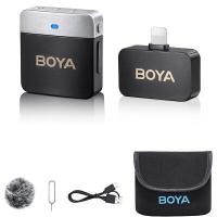 ราคา BOYA ไมโครโฟนไร้สาย 2.4GHz for ios BY-M1V5 (YA05597)