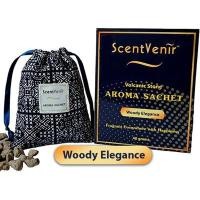 ราคา ถุงหอม ถุงหอมอโรม่า ถุงหอมปรับอากาศ ถุงเครื่องหอม กลิ่น Woody Elegance (วู้ดดี้ แอลลิแกนซ์) จากหินภูเขาไฟ ใช้ได้นาน 1-2 เดือน (YA06685)