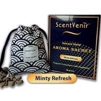 ราคา ถุงหอม ถุงหอมอโรม่า ถุงหอมปรับอากาศ ถุงเครื่องหอม กลิ่น Minty Refresh (มินท์ตี้ รีเฟรช) จากหินภูเขาไฟ ใช้ได้นาน 1-2 เดือน (YA06691)