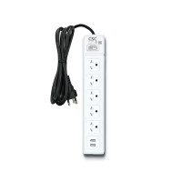 ราคา รางปลั๊กไฟ มอก. WhiteSwitch 5ช่อง+2USB 1สวิตซ์ 5เมตร CSC AS561UW-5M (YA09595)