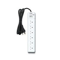 ราคา รางปลั๊กไฟ มอก. WhiteSwitch 6ช่อง 1สวิตซ์ 5เมตร CSC AS561W-5M (YA09598)