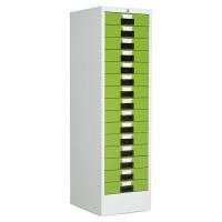 ราคา ตู้เก็บแบบฟอร์ม 15 ลิ้นชัก SMARTFORM MD-15 สีขาวสลับเขียว (YA13681)