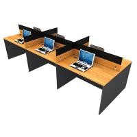 ราคา ชุด work system 6 ที่นั่ง พร้อมตัวต่อโค้งโต๊ะประชุม (TOP ตรง) โม-เทค MT-WBC016 (YA13705)