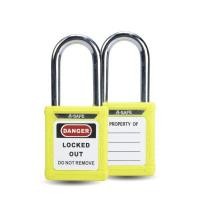 ราคา แม่กุญแจนิรภัย A-SAFE รุ่น AS-G02 สีเหลือง (YA14168)