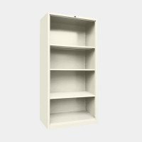 ราคา ตู้เก็บเอกสารบานโล่ง 4 ชั้น ขนาด 3 ฟุต ไอคอนิค LK-L2 ขาวไข่มุก (YA17478)