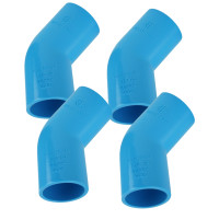 ราคา DSAI ข้องอหนา PVC 45องศา ขนาด 1.1/2 นิ้ว (4 ตัว/แพ็ค) (YA02908)