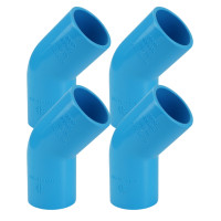 ราคา DSAI ข้องอหนา PVC 45องศา ขนาด 2 นิ้ว (บรรจุ 4 ชิ้น/แพ็ค) (YA02909)