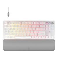 ราคา CORSAIR คีย์บอร์ดเกมมิ่งสวิตช์แม่เหล็ก รุ่น K70 PRO TKL สีขาว (แป้นพิมพ์ US) ระบบความเร็ว 8,000Hz (YD26663)