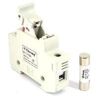 ราคา ลูกฟิวส์ AC ทรงกระบอก 10x38mm Yinrong Galaxy 8A 380V พร้อมฐานฟิวส์ Dinrial รุ่น SET-FUSE-AC-08A หมวด ฟิวส์ AC แบบต่างๆ (YA09447)
