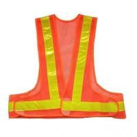 ราคา TRAFFIC THAI เสื้อกั๊กสะท้อนแสงรูปตัว V ชนิดตาข่าย สีส้ม ขนาด 28×48 ซม. (YA23883)