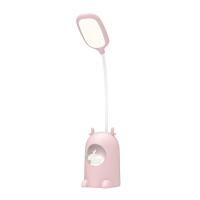 ราคา LUZINO โคมไฟอ่านหนังสือตั้งโต๊ะ Rechargeable LED 4.5W สีชมพู ขนาด 9x9.5x45 ซม. (Y020544)