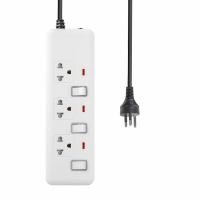 ราคา รางปลั๊กไฟ 3 ช่อง 3 สวิตช์ LUZINO รุ่น EI-103 5M. สายไฟ (Y023701)