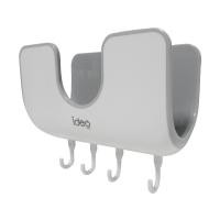 ราคา ชั้นวางฝาหม้อพร้อมตะขอแขวนอุปกรณ์ครัวแบบสุญญากาศ IDEO H (Y028423)
