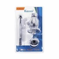 ราคา ฟลัชวาล์วโถปัสสาวะชาย ท่อตรง KASSA รุ่น KS-5204 สีโครมเ (Y028922)