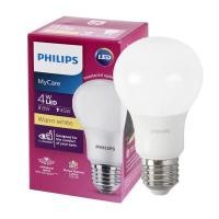 ราคา หลอดไฟ LED 4 วัตต์ Warm White PHILIPS รุ่น LEDBULB 4W E27 (Y035398)