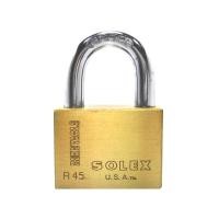 ราคา กุญแจทองเหลืองลูกปืนคล้องคอสั้น SOLEX รุ่น R PREMIUM ขน (Y035924)