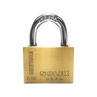 ราคา กุญแจทองเหลืองลูกปืนคล้องคอสั้น SOLEX รุ่น R PREMIUM ขน (Y035926)
