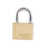 ราคา กุญแจทองเหลืองลูกปืนคล้องคอสั้น SOLEX รุ่น R PREMIUM ขน (Y035922)