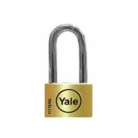 ราคา กุญแจลูกปืนคล้องคอยาวทองเหลือง YALE รุ่น BD50L ขนาด 50 มม. (Y035949)