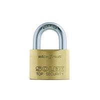 ราคา กุญแจลูกปืนคล้องคอสั้นทองเหลืองชุบโครเมี่ยม SOLEX รุ่น (Y035968)