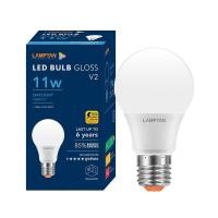 ราคา หลอดไฟ LED 11 วัตต์ Daylight LAMPTAN รุ่น GLOSS V.2 E27 (Y037332)
