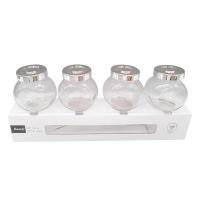 ราคา โหลแก้วทรงกลมฝาโลหะ 200 มล. KASSA HOME รุ่น ZJ272-5 (แพ (Y037720)