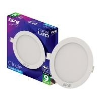 ราคา โคมดาวน์ไลท์หน้ากลม 4 นิ้ว LED 9W Daylight EVE LIGHTING รุ่น RD Panel Light 9W DL สีขาว (Y039401)