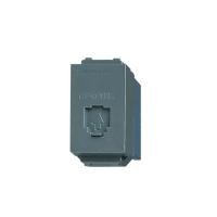 ราคา เต้ารับโทรศัพท์ 6P 4C PANASONIC รุ่น Weg 2164H สีเทา (Y040424)