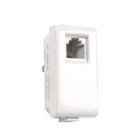 ราคา เต้ารับโทรศัพท์ 4 สาย RJ11 BTICINO รุ่น SAM5958/11N สีข (Y040422)