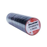 ราคา เทปพันสายไฟ HACO รุ่น TP10002/10 (แพ็ค 10 ชิ้น) สีดำ (Y040599)