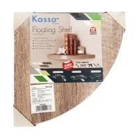 ราคา แผ่นชั้นไม้ซ่อนขาปิดผิวเมลามีนเข้ามุม Floating KASSA HOME รุ่น FSQM250GR ขนาด25x25x3.8ซม. สีโอ๊คอ่อน (Y076350)