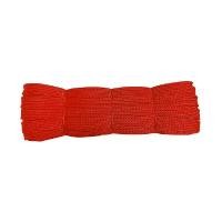 ราคา เชือกถักแบน ล้านเชือก ขนาด 1/2 นิ้ว x 20 เมตร สีแดง (Y077599)