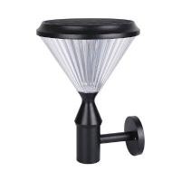 ราคา โคมไฟกิ่งภายนอกโซลาร์เซลล์พร้อมรีโมท 6W Tri-color LUZINO รุ่น YH0201-W/Remote สีดำ (Y098792)