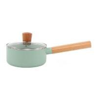 ราคา KASSA HOME หม้อด้ามเคลือบเซรามิกพร้อมฝาแก้ว รุ่น ED-0101 สีฟ้า (YA35043)