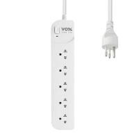 ราคา VOX รางปลั๊กไฟ 5 ช่อง 1 สวิตช์ รุ่น F5STB-VX01-1501 สายไฟยาว 3 เมตร สีขาว (YB97923)