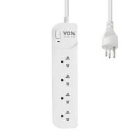 ราคา VOX รางปลั๊กไฟ 4 ช่อง 1 สวิตช์ รุ่น F5STB-VX01-1401 สายไฟยาว 3 เมตร สีขาว (YB97922)