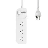 ราคา VOX รางปลั๊กไฟ 3 ช่อง 1 สวิตซ์ รุ่น F5STB-VX01-1302 สีขาว สายไฟยาว 5 เมตร (YB97951)