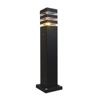 ราคา LUZINO โคมไฟเสาสนาม รุ่น GD-ABZ13-E27-3C-600 สีดำ-ใส (YC05872)