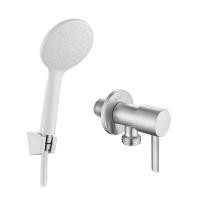 ราคา HANG ชุดฝักบัวสายอ่อน 1 ระบบ พร้อมวาล์ว รุ่น SE-013 สีขาว (YC07488)