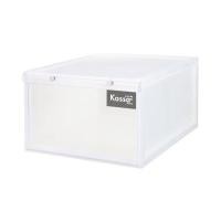 ราคา KASSA HOME กล่องใส่รองเท้าแบบซ้อนได้ MAGNET สีขาว รุ่น 1017-WH ขนาด 37.5 x 28 x 18.3 ซม. (YD08140)