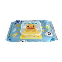 ราคา JAXX B DUCK ผ้าเปียก กลิ่นแป้งเด็ก แพ็ก 40 แผ่น สีฟ้า (YD08552)