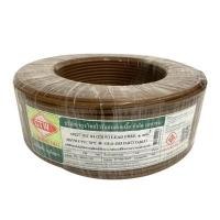 ราคา CTW สายไฟ IEC 01 THW 1X6 ความยาว 100 เมตร สีน้ำตาล (YD09195)