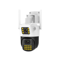 ราคา VStarcam กล้องวงจรปิดภายนอกอาคาร 2 เลนส์คู่ (4-6 mm.)ไร้สาย ซิม 4G รุ่น CG663DR ความละเอียด 2 ล้านพิกเซล กลางคืนภาพสี สื่อสาร 2 ทางพูดคุยโต้ตอบได้ตรวจจับการเคลื่อนไหว ไมโครโฟน&amp;ลำโพงในตัว มีระบบ Ai