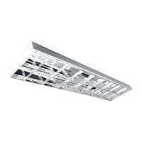 ราคา EVE LIGHTING โคมตะแกรงติดลอย LED-T8 2x18W ขนาด 30x120x8 ซม. สีขาว (YB02099)